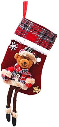אופנה חג המולד גרבי מתנת תיק חג המולד עץ אספקת קישוט למחזור גלישת נייר גליל אחד