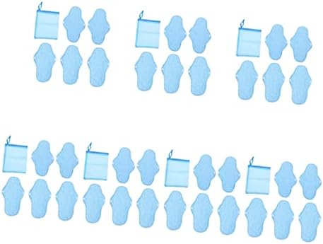 7 סטים 6 יחידות שימוש קוטב כריות בריחת שתן תחתונים מפיות בריאות לעוזרים אישה לאחר לידה סופג עם תיק